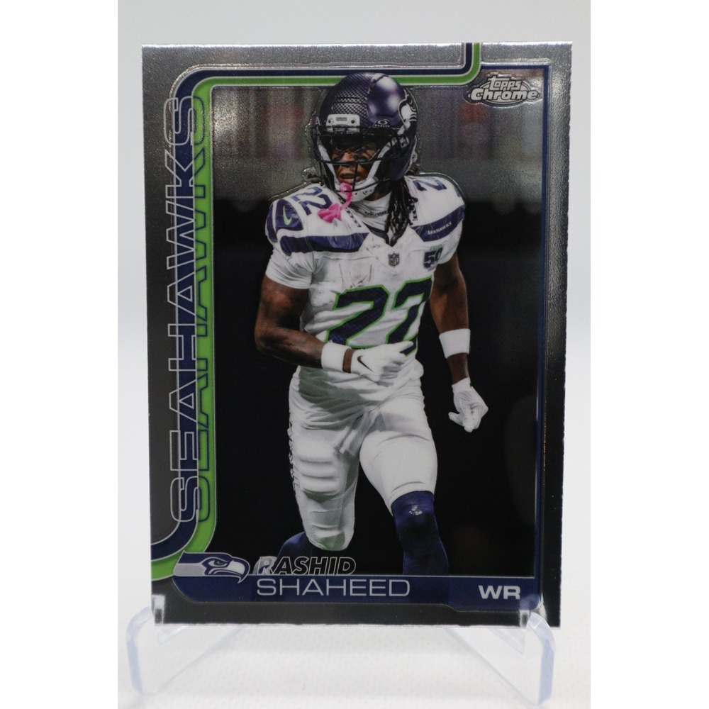 2025 Topps Chrome Football Base #218 Rashid Shaheed Seahawks
